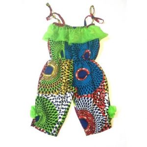 BarFobbs Baby Girl Ankara Butterfly Apron Dress Apron - Style 12 discountshub
