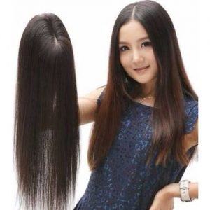 Closure-like 100% Human Hair Straight Wig discountshub