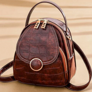 Fashion Quality Soft Leather Vintage Shoulder Backpack bag Women Multi-Function samll Backpack Travel Purse phone Bags B43-20 discountshub
