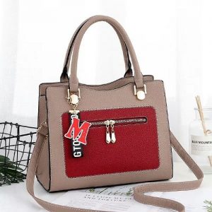 Fastshipping Multicolored Handbag Model 1 - Nude/red discountshub