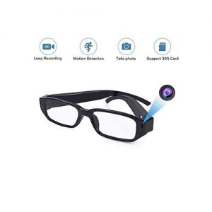 Full HD Glasses Sport Camera Eyewear DVR Video Recorder Eyewear DV Cam-Black discountshub