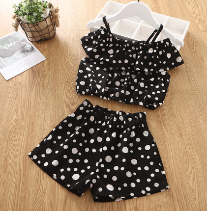 Humor Bear Girls Clothes Sets Children Clothing Brand Summer Fashion Students T-Shirt + Star Dress 2Pcs Suit Baby Kids Clothes discountshub