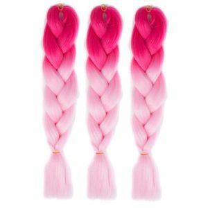 Koaisd 1PC New Fashion Womens Gradient Long Braid Wavy Party Wigs N discountshub