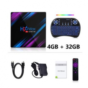 LEMFO H96 Max Plus Android TV Box 4K 2.4/5G WiFi Media Player YoutubeTV Box Android 10.0 Player Google Set top box discountshub