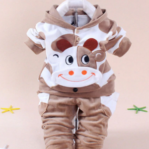 LZH Newborn Baby Boys Clothes Autumn Winter Baby Girls Clothes Hoodie+Pant Outfit Kids Costume Suit Infant Clothing For Baby Set discountshub