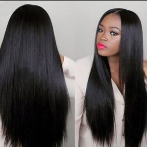 Long Straight Black Wig discountshub