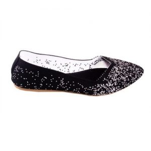 Meilisa Fancy Flat Female Shoe - Black discountshub