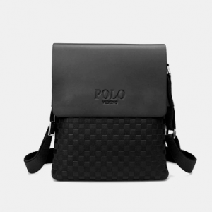 Men Gingham Anti theft Crossbody Bag Shoulder Bag discountshub