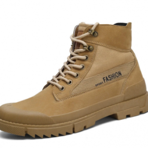 Men Rubber Toe Cap Slip Tooling Shoes High To Work Style Ankle Boots discountshub