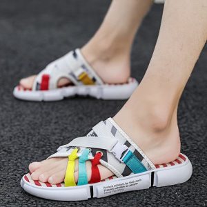 Men's Fashion Personality Sports Slippers -Blue