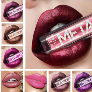 Metal Shimmer Liquid Lipstick Long-Lasting Glitter Lip Gloss Non Sticky Lip Stick Lip Makeup discountshub