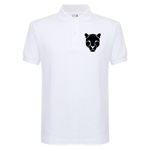 Nero Panther Polo Shirt - White discountshub