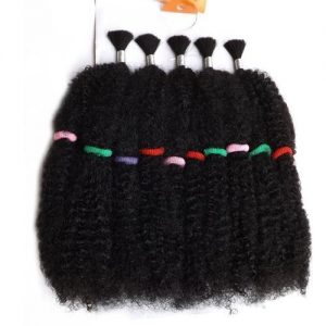 Noble Crochet Afro Kinky Bulk Hair For All Hair Types - Black