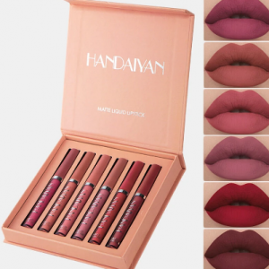 Non-stick Cup Liquid Lipstick Waterproof Lasting Matte Lip Gloss Set Full Lip Makeup Cosmetic discountshub