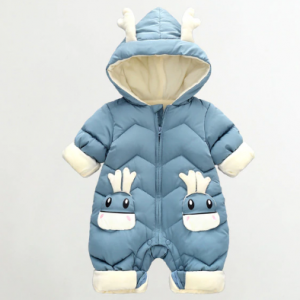 OLEKID 2020 Baby Winter Snowsuit Plus Velvet Thick Baby Boys Jumpsuit 0-2 Years Newborn Romper Baby Girls Overalls Toddler Coat discountshub
