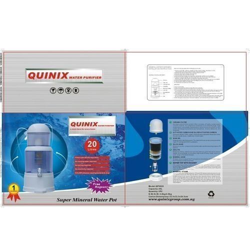 Quinix Water Purifier Filter & Dispenser - (20L) + Free Akaline PHTester discountshub