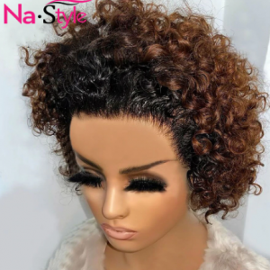 short wigs human hair 1b/30 bob human hair wig 13x4 colored honey blonde lace front wigs For Black Women Glueless 130 Remy discountshub