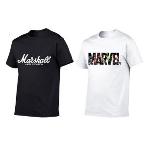 2Pcs Men's 100% Cotton Short Sleeve T-shirt discountshub