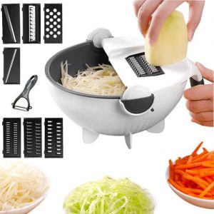 9 In 1 Drain Basket Veggie Chopper/Cutter discountshub