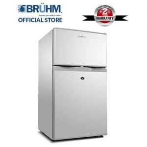 Bruhm Double Door Fridge - BRD-105 (Silver) discountshub