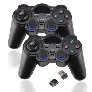 EastVita 2.4G Wireless Game Controller Joystick Gamepad With Micro USB OTG Converter Adapter For Android TV Box For PC PS3 discountshub