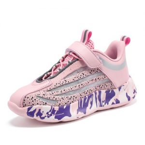 Girls Sneakers Casual Kids Shoes-Pink discountshub