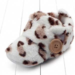 Lovely Hookloop Design Boy Girls Toddler First Walkers Baby Shoes Round Toe Flats Soft Slippers Shoes winter Baby Warm Shoes discountshub