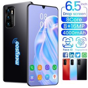 Meeysoo Cheapest A45 Plus Smart Phone Meeysoo Reno 4 6.6 Inch Full Screen Smartphone Android 6.0 Dual Sim Mobile Phone GPS discountshub