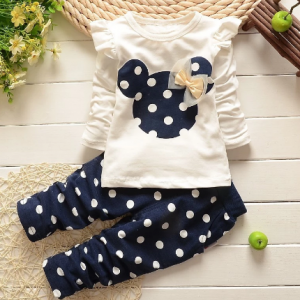 Melario Baby Clothing Sets 2020 Winter Sports Floral Hooded Tops Pants Headband Newbron Girls 3PCS Set Baby Girls Clothes discountshub