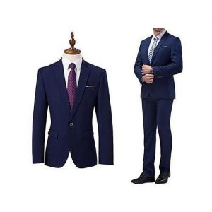 Navy Blue Office Men Suit discountshub