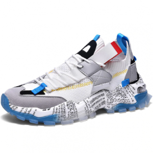 New Fashion Retro Sneakers Men Mesh Running Shoes for Mens Comfortable Chunky Dad Shoes Breathable Sports Shoes Zapatillas discountshub