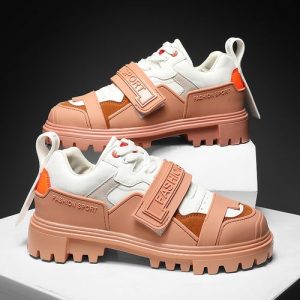 New Men Sneakers Fashion CatWalk Shoes -Brown discountshub