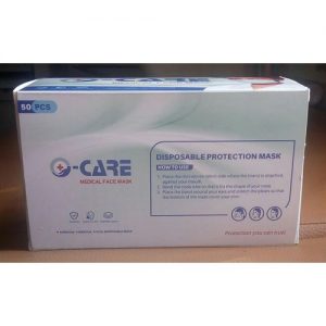 Ocare 50 PCs Disposable Protection Mask discountshub