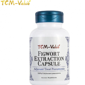 TCM-Value Figwort Extraction Capsule, Adjuvant Treat Pneumonia, Cure Excessive phlegm, systemic fever, Cure pneumonia, 50pcs discountshub