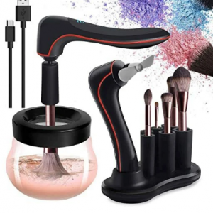 Upgraded Electric Makeup Brush Cleaner Set USB charging 3 Speeds Automatic Quickly Wash Spin Dryer Machine Kit discountshub