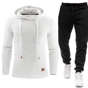2020 New Tracksuit Men Brand Male Solid Hooded Sweatshirt+Pants Set Mens Hoodie Sweat Suit Casual Sportswear S-5XL Free Shipping discountshub