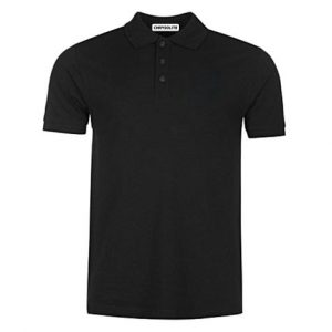 Chrysolite Designs Plain Polo T-shirt - Black discountshub