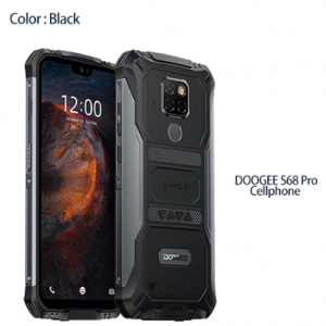 IP68 Waterproof DOOGEE S68 Pro Rugged Phone Wireless Charge NFC 6300mAh 12V2A Charge 5.9 inch FHD+ Helio P70 Octa Core 6GB 128GB discountshub