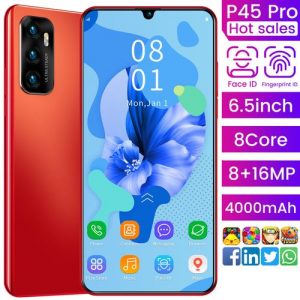 Meeysoo New A45 Plus A60 Android 9.0 4000mAh Smartphone 6.6 Inch Water Drop Screen 8MP+16MP Dual Cameras Mobile Phone discountshub