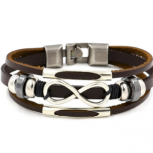 Multilayer Infinity Knot Bracelet Casual Fashion Leather Bracelets for Men Women discountshub