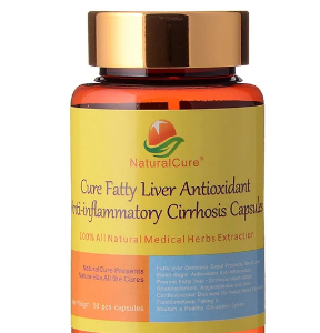NaturalCure Cure Fatty Liver Capsules, Prevent Cirrhosis and Liver Cancer, Traditional Chinese Organic Plants Extract 50 pills discountshub