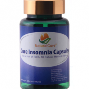 NaturalCure Cure Insomnia Capsules,Cure Dreamful Sleep,Ease Intense Nerves, Sleep Better,Treat night sweats arrhythmia, 50 pills discountshub