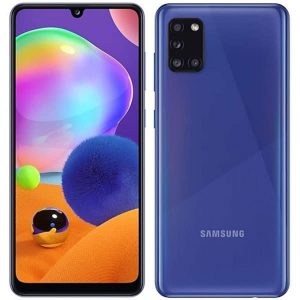 Samsung Galaxy A31 - Blue- 4gb Ram + 128gb Rom, 5000mah, 6.4inches, Dual Sim discountshub