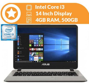 Asus X407UA Intel Core I3 4GB RAM 500GB HDD 14-inch HDD Window 10 discountshub