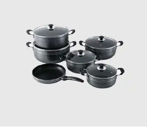 Tornado High Quality Non Stick Cooking Pot With Fry Pan discountshub