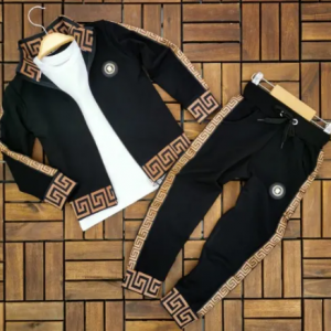 Fashion Front Boys Joggers Set- Black discountshub