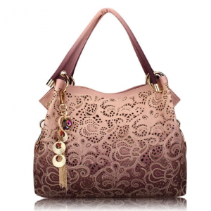 Women Vinage Hollow Out Pendant Shoulder Bags Elegant Retro Handbags discountshub