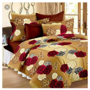 Spice Bedsheets Soft Bed Sheet +4 Pillow Case(s) discountshub