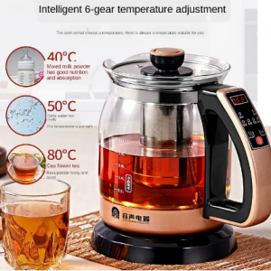 Health Pot Automatic Thickened Glass Multi-Function Electric Kettle Decocting Pot Tea Cooker discountshub