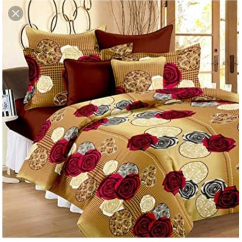 Spice Bedsheets Soft Bed Sheet +4 Pillow Case(s) discountshub